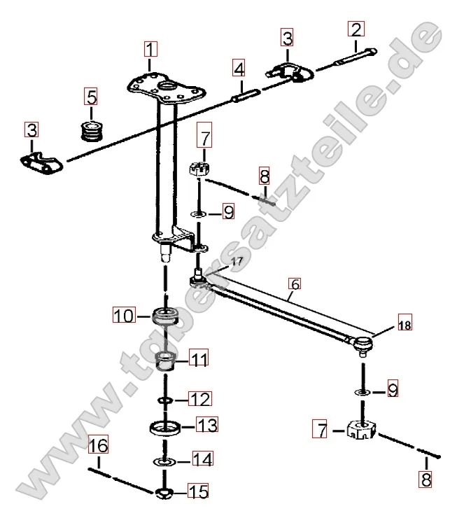 Lenksäule - Spurstange Lenksäule - Spurstange