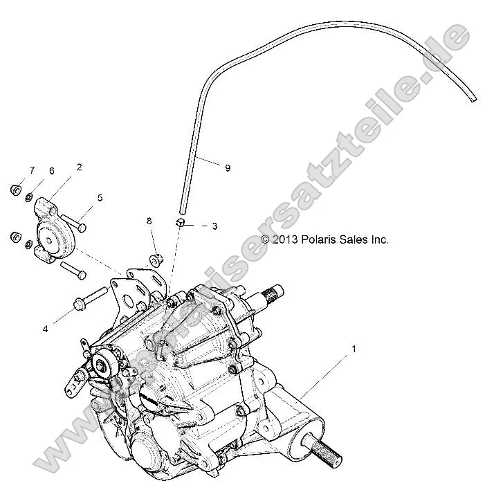 Drive Train, Main Gearcase Mounting Drive Train, Main Gearcase Mounting