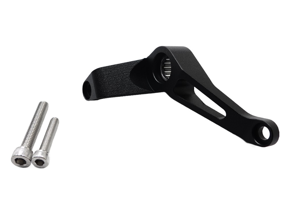 TMP Schaltwellenabstützung schwarz - Yamaha R7 / MT-07 / Tenere 700 / Tracer 700 / XSR 700