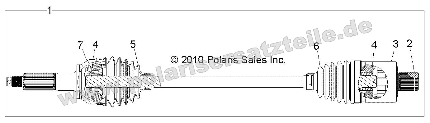 Drive Train, Rear Drive Shaft