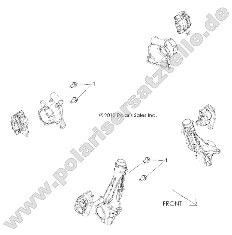 Brakes, Caliper Mounting