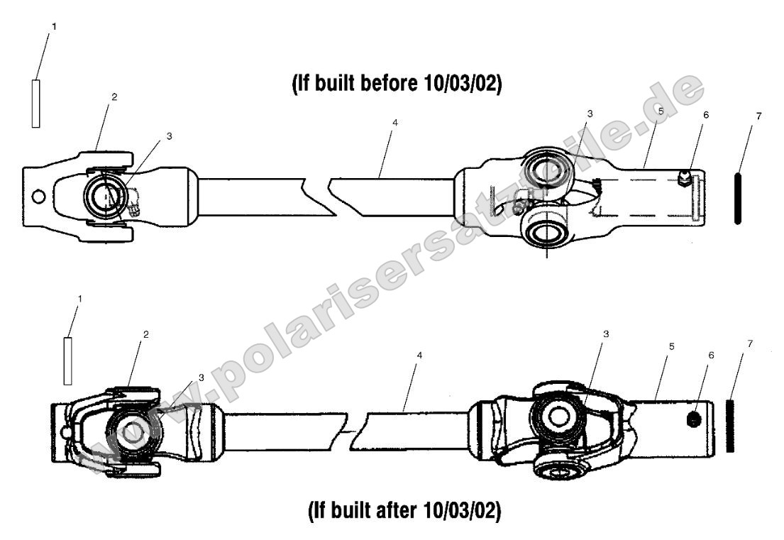 Front Prop Shaft Front Prop Shaft
