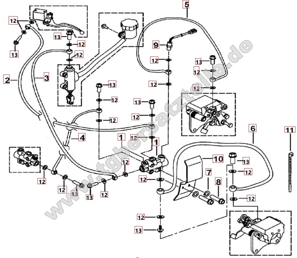 Bremsanlage hinten Bremsanlage hinten