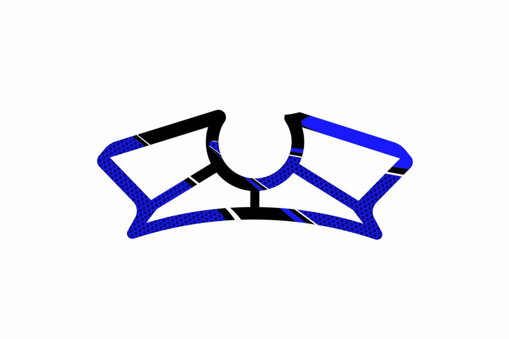 PUIG GABELBRÜCKEN-PROTEKTOR YAMAHA YZF-R3 15-18' F/BLAU - 8333A