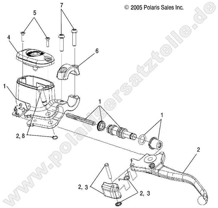 BRAKES, FRONT BRAKE LEVER and MASTER CYLINDER BRAKES, FRONT BRAKE LEVER and MASTER CYLINDER