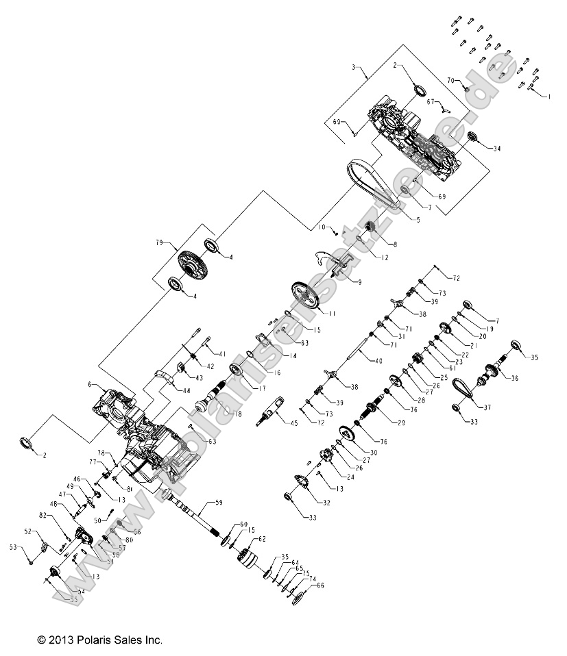 Drive Train, Main Gearcase