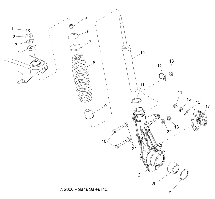 Suspension, Front Strut Suspension, Front Strut