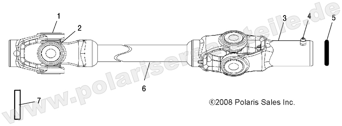 DRIVE TRAIN, PROP SHAFT