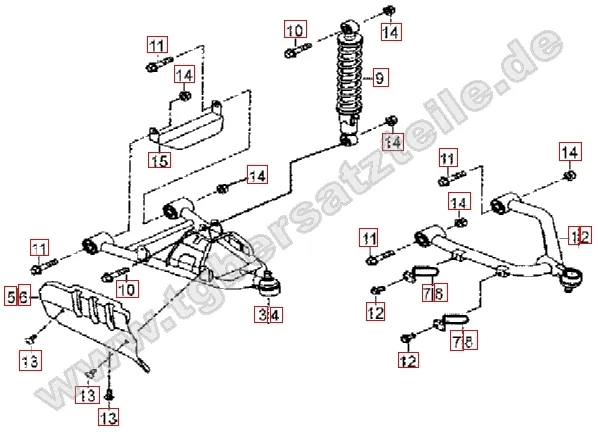 Federbein vorne Federbein vorne