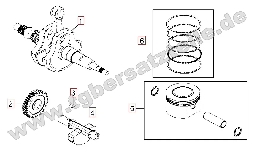 Kurbelwelle - Kolben Kurbelwelle - Kolben
