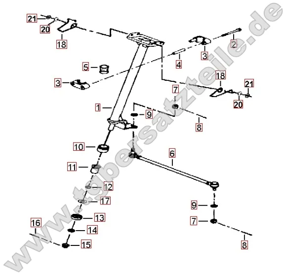 Lenksäule - Spurstange Lenksäule - Spurstange