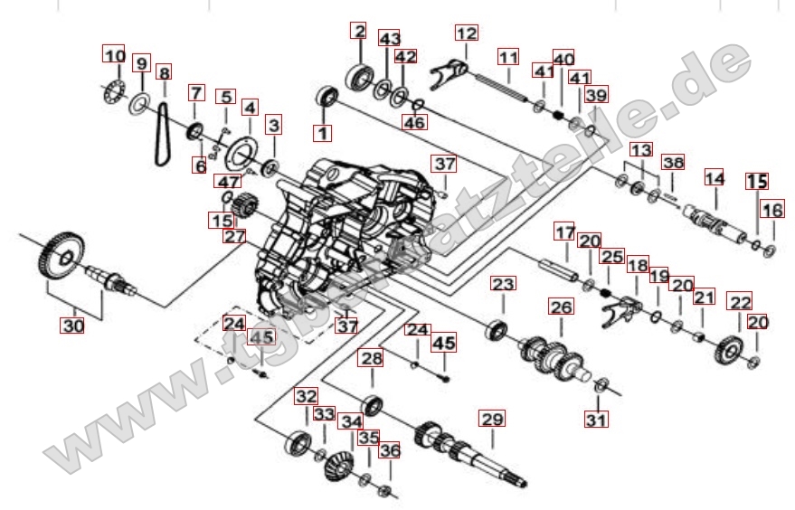 Motorgehäuse links 2