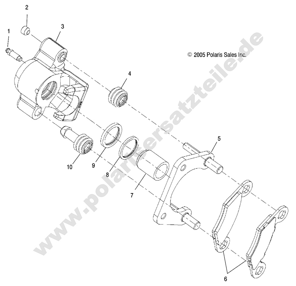 Brakes, Caliper, Rear Brakes, Caliper, Rear