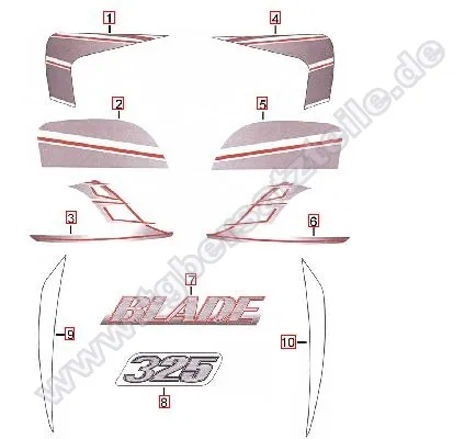 Aufkleber 2 für schwarzes Fahrzeug