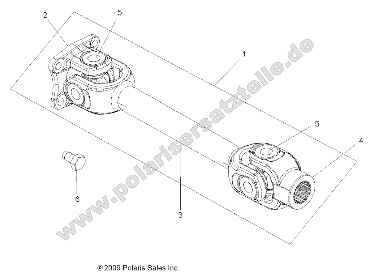 Drive Train, Prop Shaft, Rear Drive Train, Prop Shaft, Rear