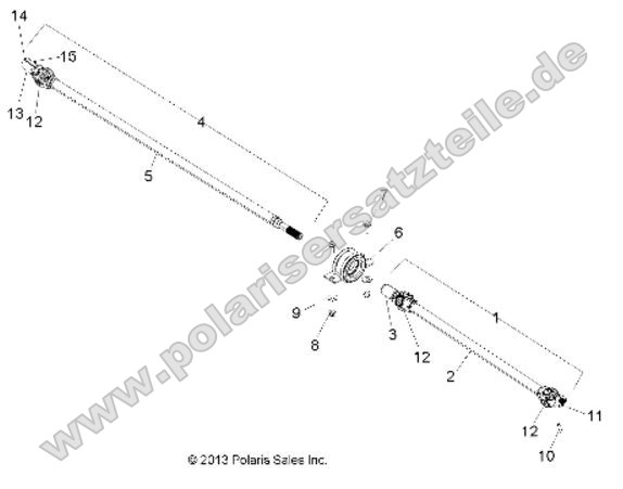 Drive Train, Front Prop Shaft