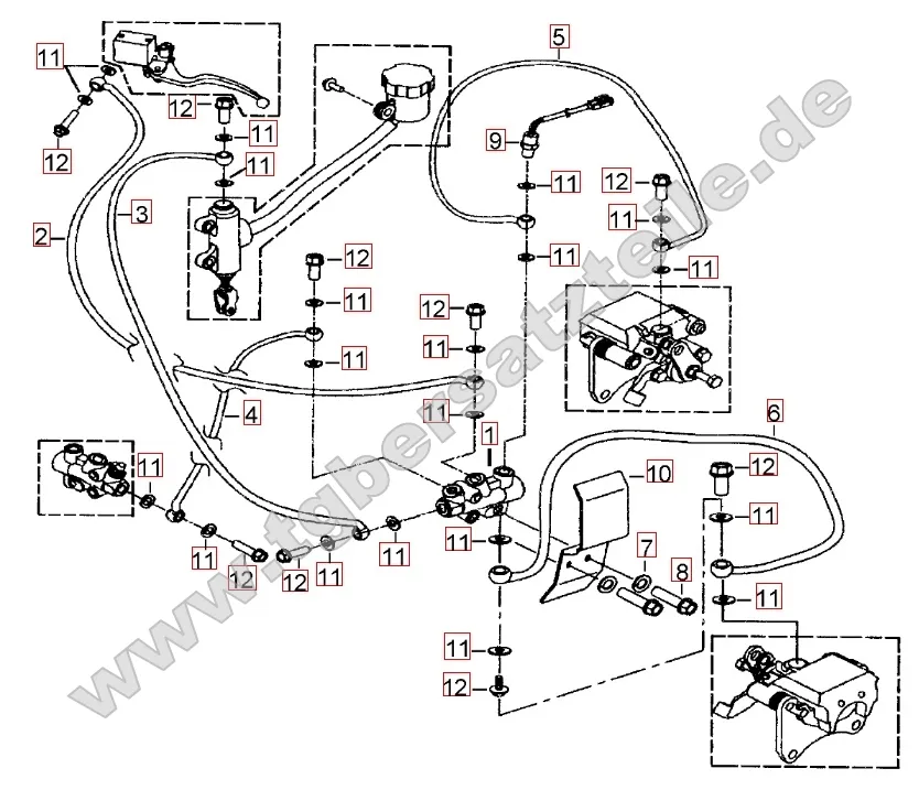 Bremsanlage hinten Bremsanlage hinten
