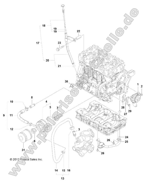 Engine, Oil System and Dipstick Engine, Oil System and Dipstick