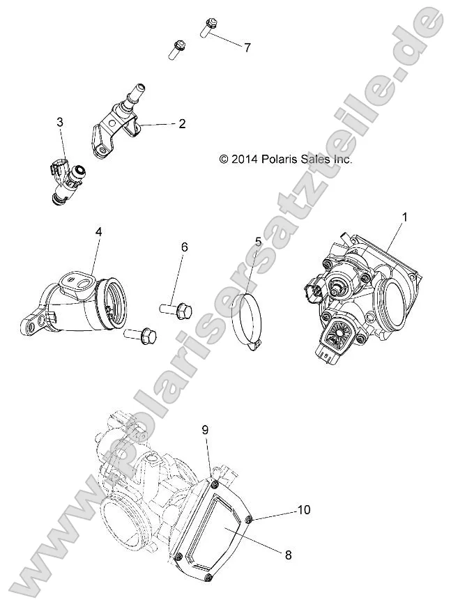 Engine, Throttle Body and Fuel Rail Engine, Throttle Body and Fuel Rail