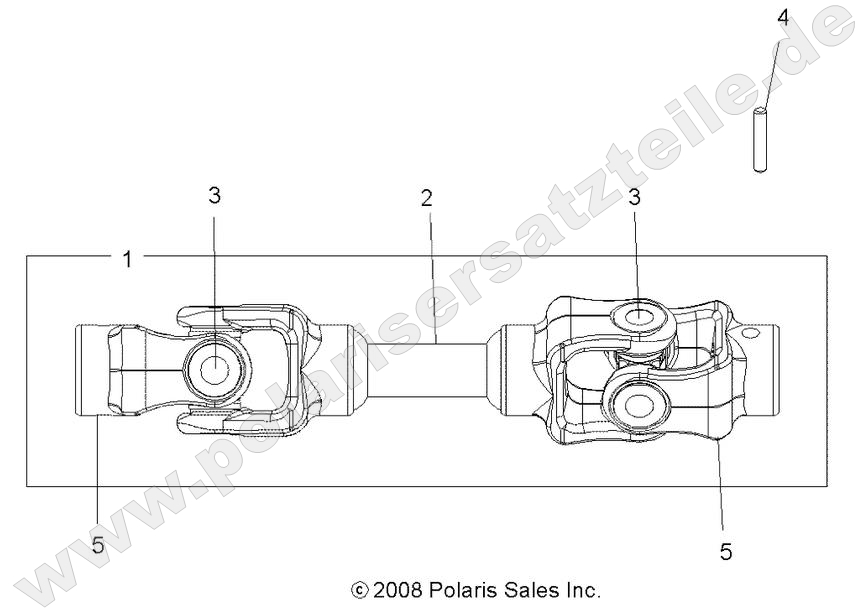 DRIVE TRAIN, REAR PROP SHAFT