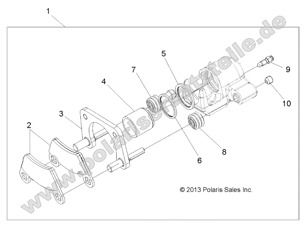 Brakes, Caliper, Rear Brakes, Caliper, Rear