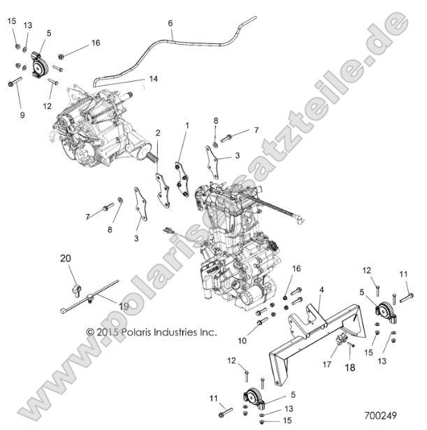 Engine, Engine and Transmission Mounting