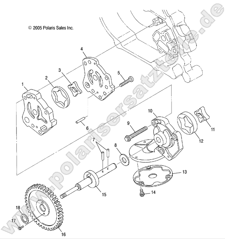 ENGINE, OIL PUMP ENGINE, OIL PUMP