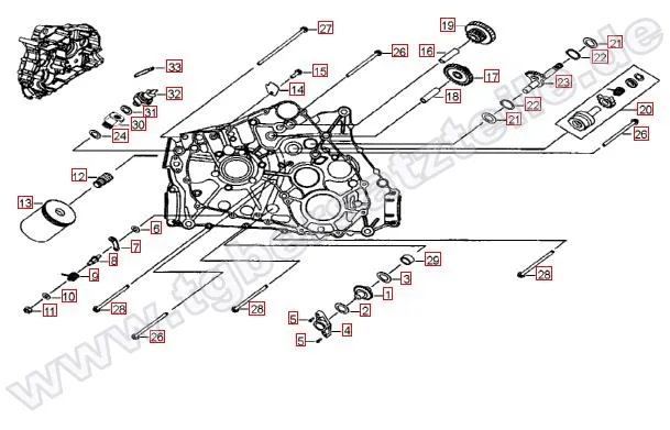 Motorgehäuse links (1) Motorgehäuse links (1)