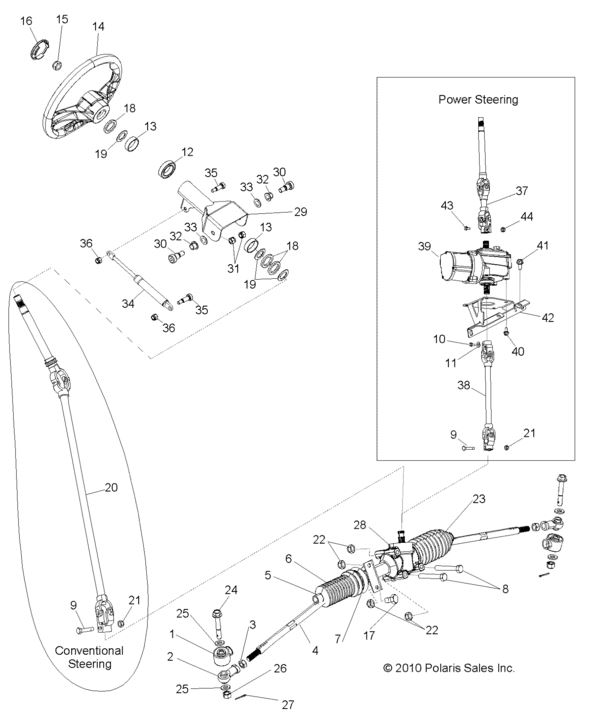 Steering, Steering Asm.
