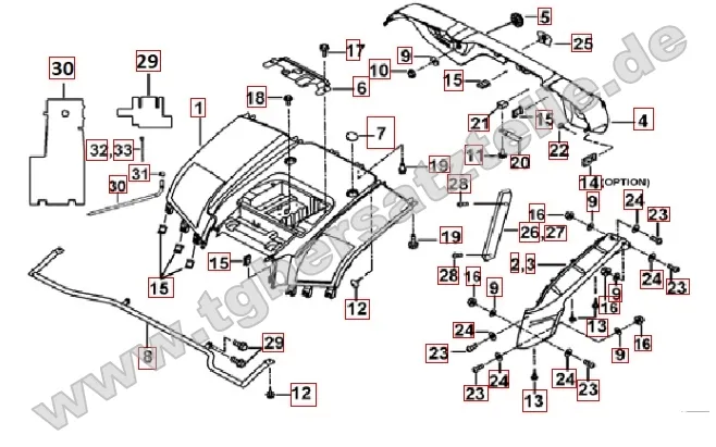 Heckverkleidung Heckverkleidung