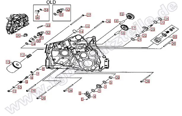 Motorgeäuse links (1) Motorgeäuse links (1)
