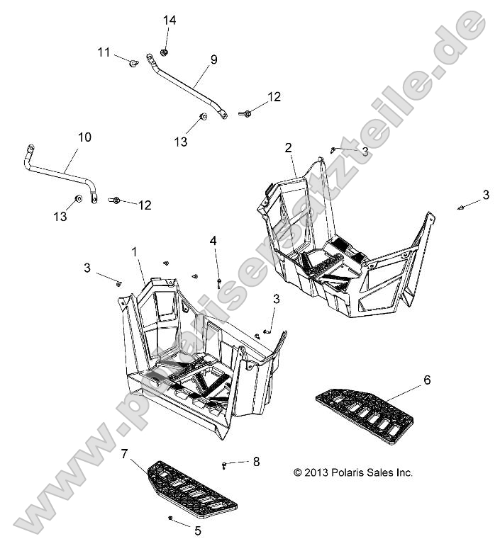 Body, Footwells Body, Footwells