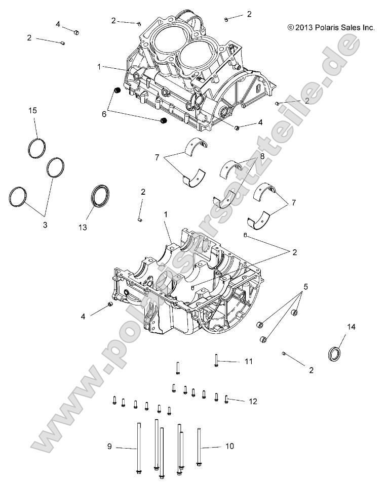 Engine, Crankcase Engine, Crankcase