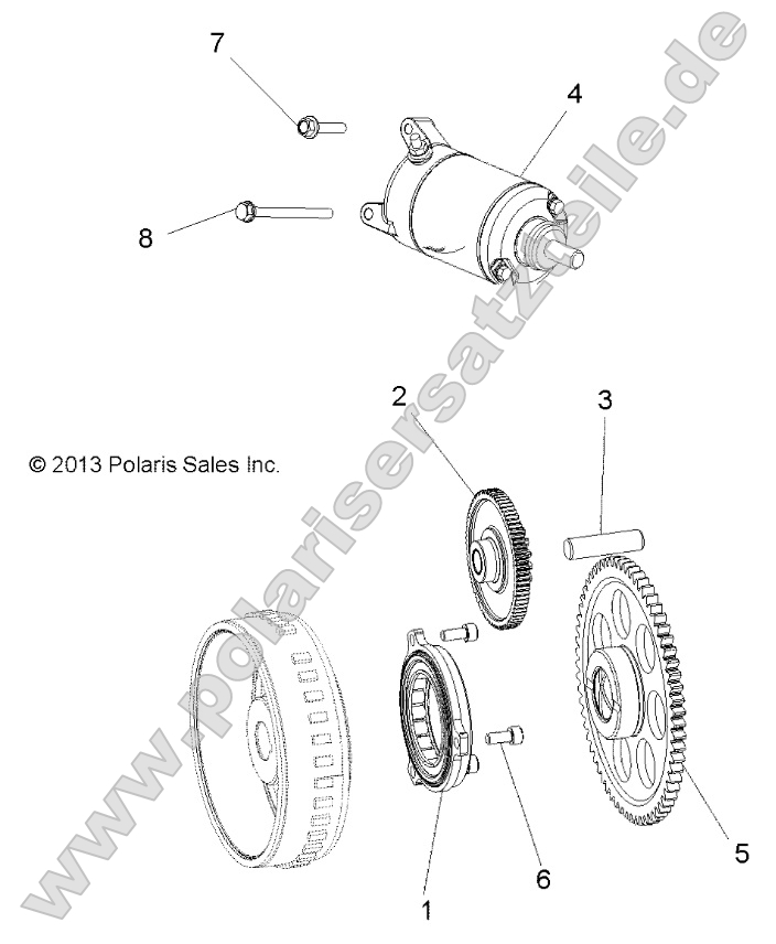 Engine, Starter Drive Engine, Starter Drive