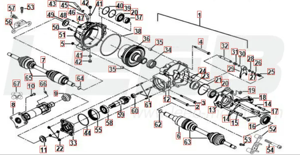 Differenzial hinten Differenzial hinten