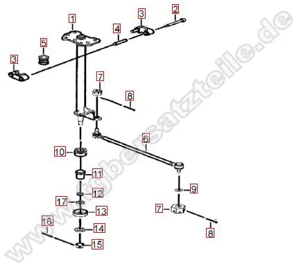 Lenksäule-Spurstange Lenksäule-Spurstange