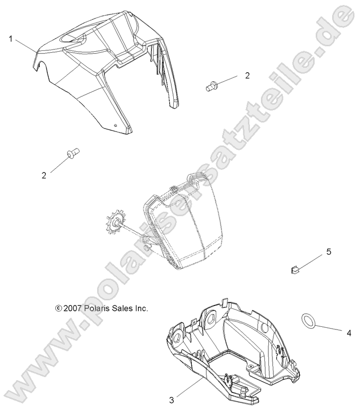 BODY, HEADLIGHT POD BODY, HEADLIGHT POD