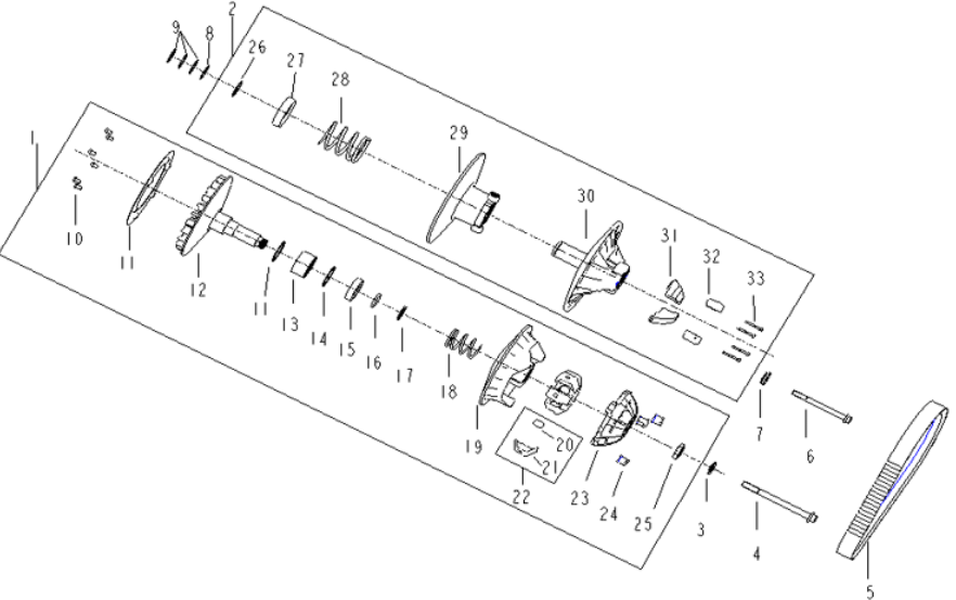 Kupplung, CVT-Getriebe