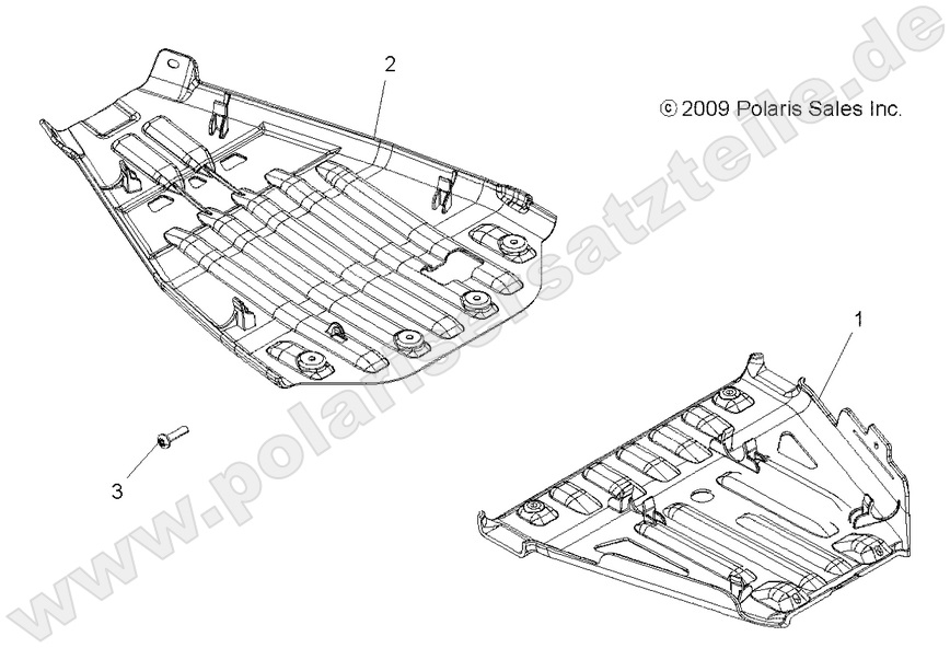 BODY, SKID PLATES BODY, SKID PLATES
