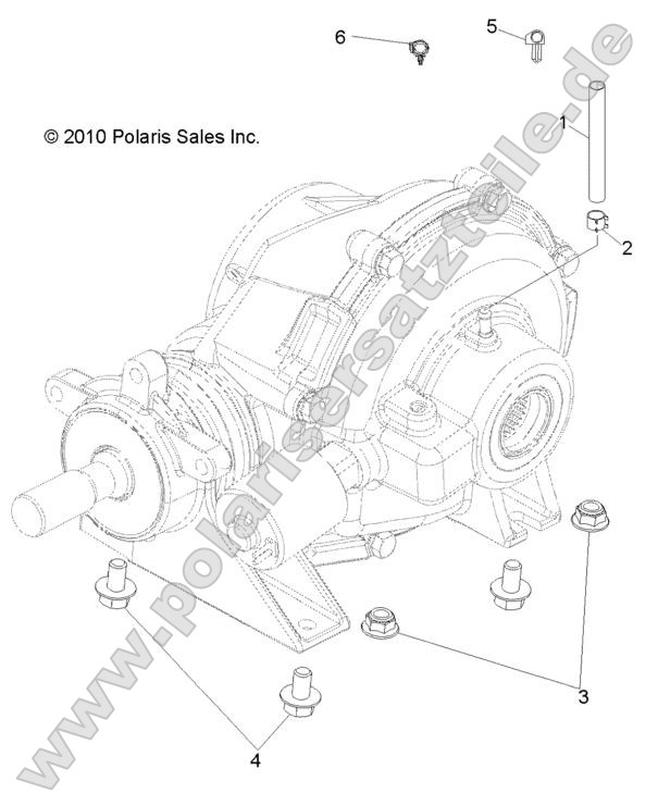 Drive Train, Rear Gearcase Mounting