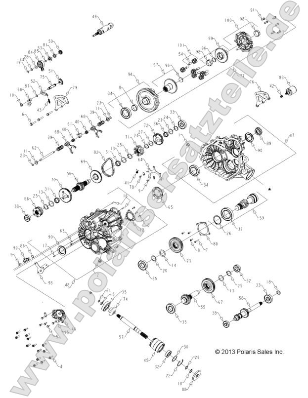 Drive Train, Main Gearcase