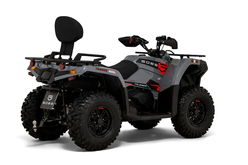 GOES Terrox 500 L T3B ABS Ghost Grey Orange 2025