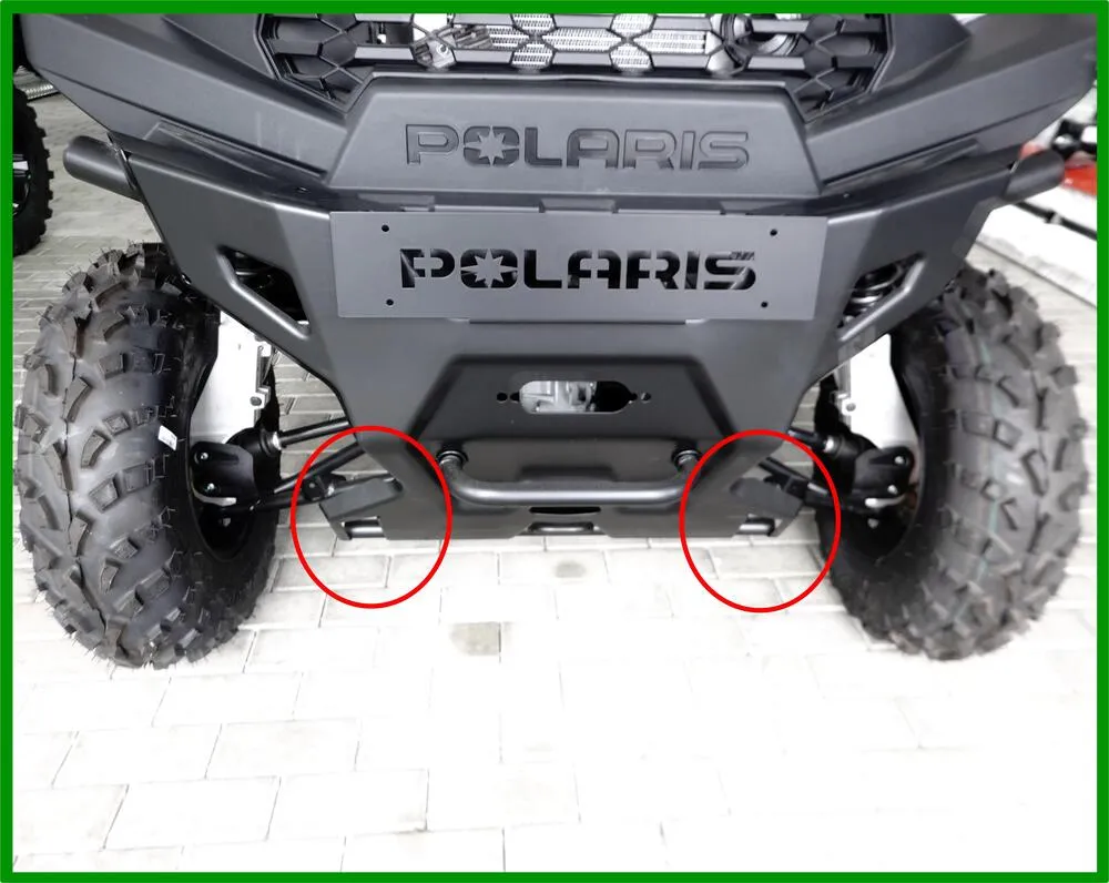 Kolpin Schneeschild Conqueror Frontmontage Set 168 cm 66" - Polaris Ranger EV / 400 / 500 / 570 800
