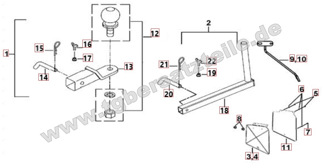 Anhängevorrichtung (optional)