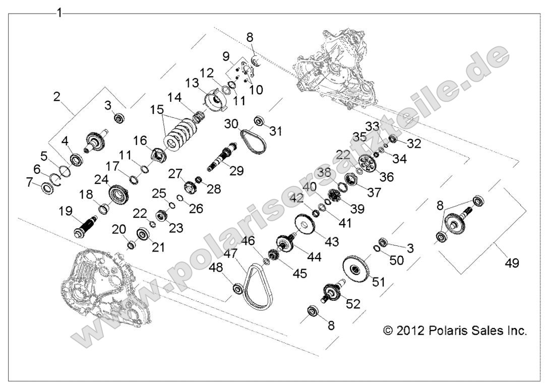 Drive Train, Main Gearcase Internals