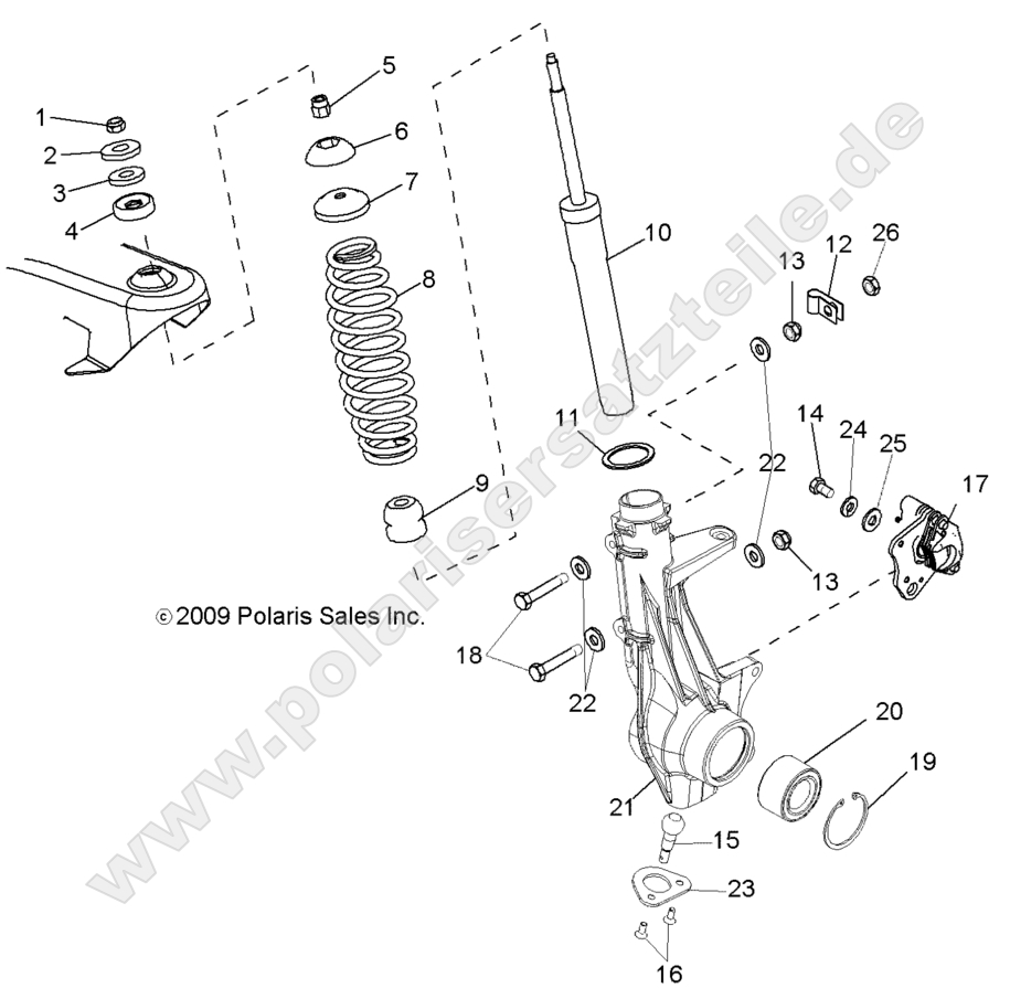 Suspension, Front Strut Suspension, Front Strut
