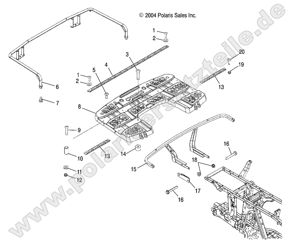RACK MOUNTING, REAR RACK MOUNTING, REAR