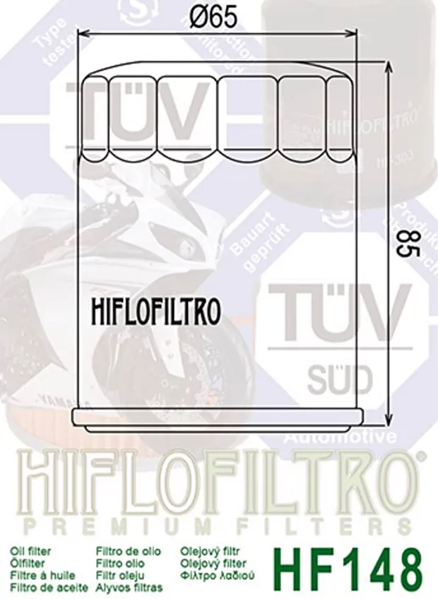 Hiflofiltro Ölfilter Hiflo HF148 TGB Blade Target Gunner 425-600