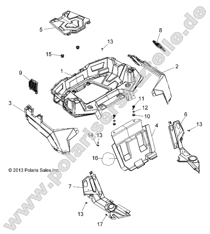 Body, Rear Rack and Fenders Body, Rear Rack and Fenders