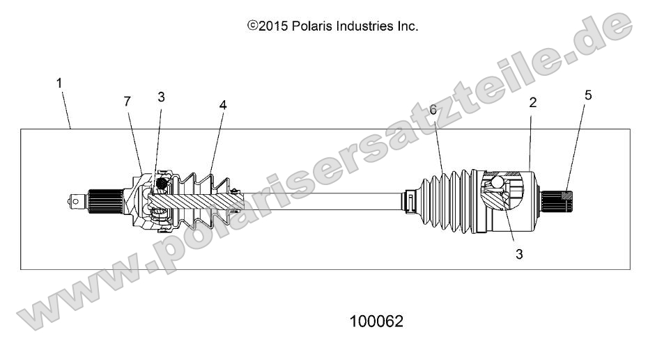 Drive Train, Drive Shaft, Front Drive Train, Drive Shaft, Front